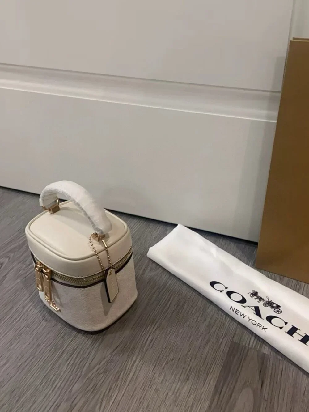 A makeup bag